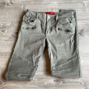 Akira Green Cargo Skinny jean/Jegging